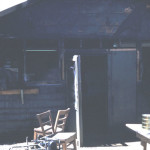 Mess Hall after recoilless rifle hit.